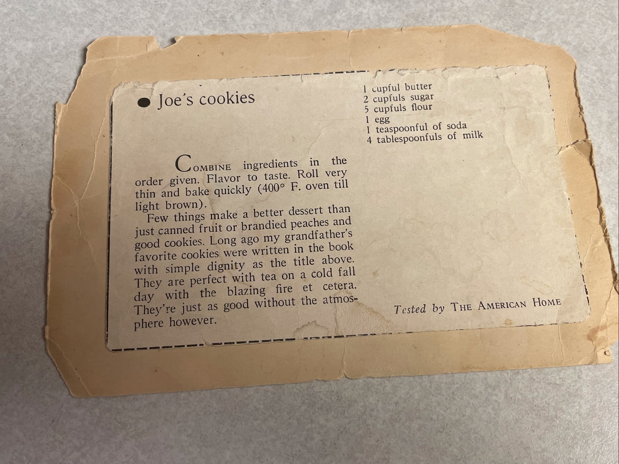 recipe